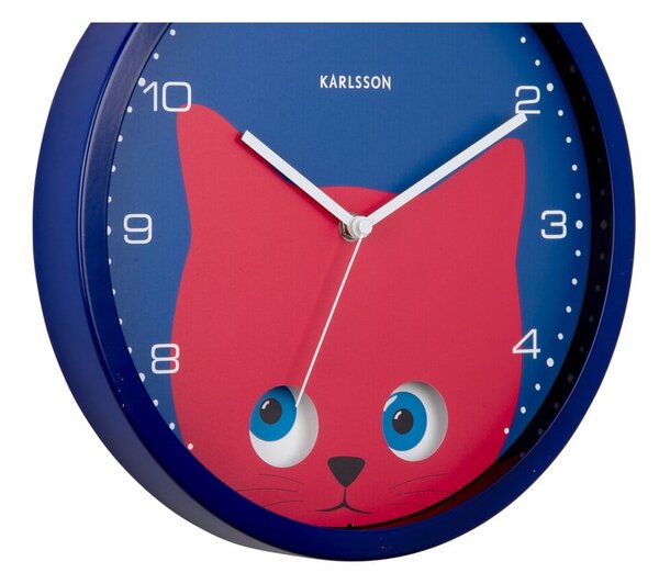 Zegar dziecięcy ø 31 cm Peekaboo Cat – Karlsson