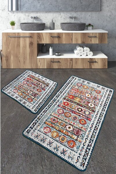 Dywaniki łazienkowe zestaw 2 szt. 60x100 cm Weref – Foutastic
