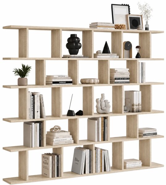 Regał biblioteczka do salonu nowoczesnego dąb sonoma K8-G50