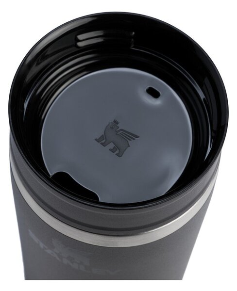 Czarny kubek termiczny ze stali nierdzewnej 230 ml Café-To-Go Travel Mug Black 2.0 – Stanley