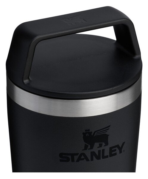 Czarny kubek termiczny ze stali nierdzewnej 230 ml Café-To-Go Travel Mug Black 2.0 – Stanley