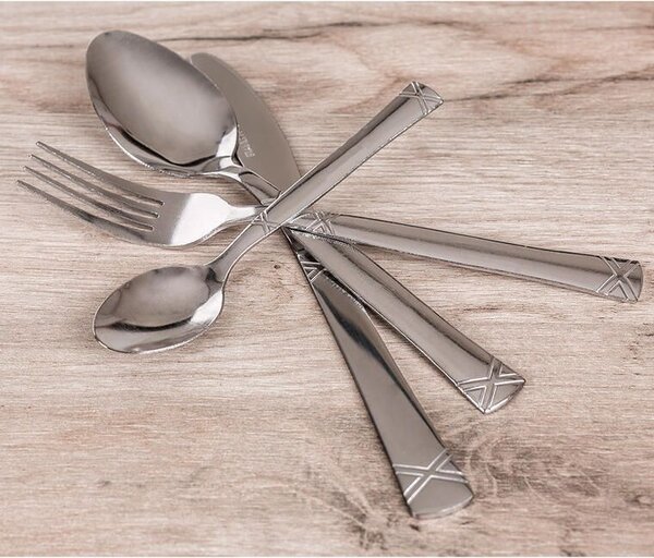 Zestaw sztućców ze stali nierdzewnej APETIT DESTINI 24 szt