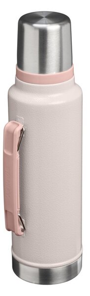 Jasnoróżowy termos ze stali nierdzewnej 1,4 l Legendary Classic Bottle Hammertone Rose Quartz – Stanley