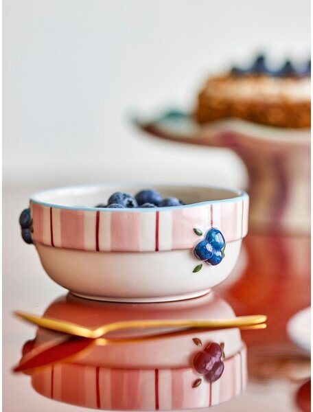 Różowo-kremowe ceramiczne miski na zupę zestaw 4 szt. 295 ml Carry – Bloomingville