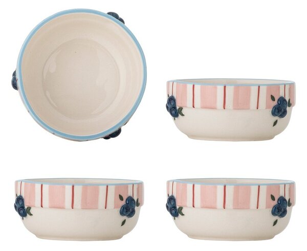 Różowo-kremowe ceramiczne miski na zupę zestaw 4 szt. 295 ml Carry – Bloomingville