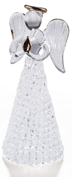 Szklany aniołek 12 cm