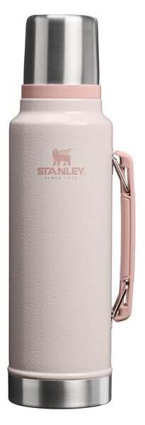 Jasnoróżowy termos ze stali nierdzewnej 1,4 l Legendary Classic Bottle Hammertone Rose Quartz – Stanley
