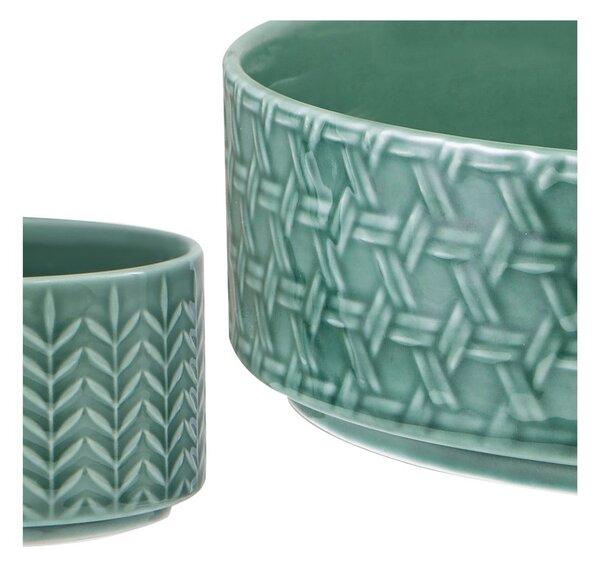 Turkusowe porcelanowe miski do serwowania zestaw 2 szt. ø 30 cm Heath Jade – Ladelle