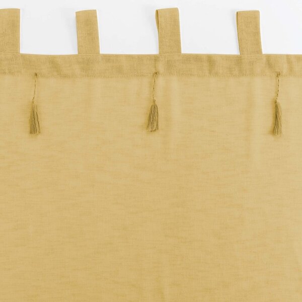 Żółta firanka 140x240 cm Dalila – douceur d'intérieur