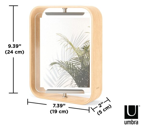 Naturalna drewniana ramka stojąca 19x24 cm Bellwood – Umbra