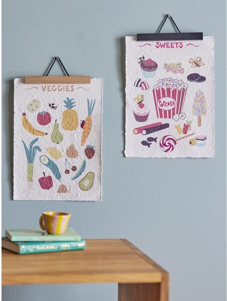 Obrazki dziecięce zestaw 2 szt. 26x35 cm Papio – Bloomingville Mini