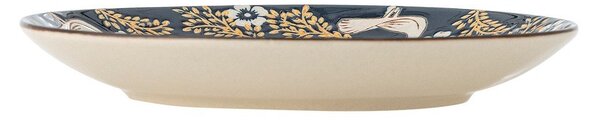 Niebieski kamionkowy talerz deserowy ø 16 cm Hezha – Bloomingville