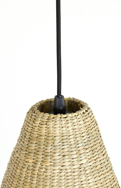 Lampa wisząca z kloszem z trawy morskiej ø 20 cm Latika – Light & Living