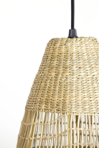 Lampa wisząca z kloszem z trawy morskiej ø 20 cm Latika – Light & Living