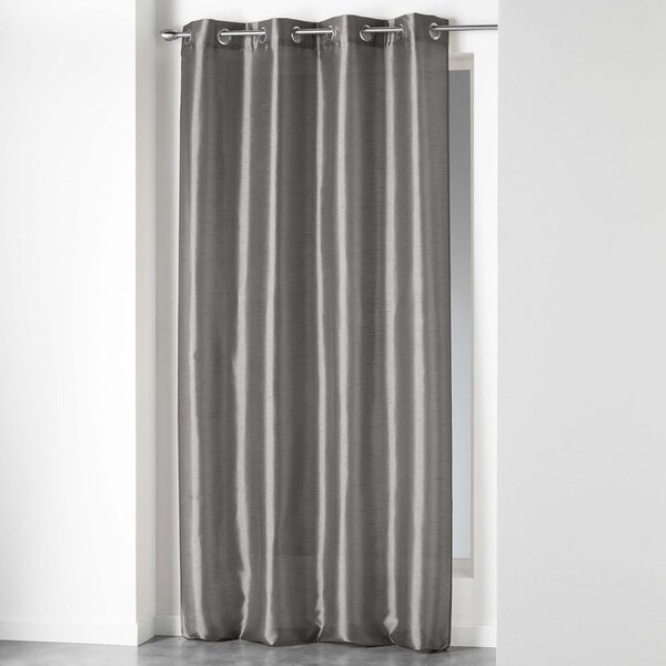 Ciemnoszara satynowa zasłona 140x240 cm Shana – douceur d'intérieur