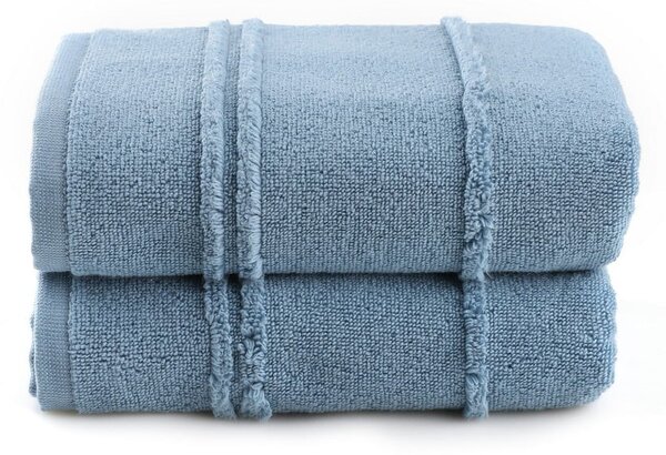 Niebieskie ręczniki frotte zestaw 2 szt. 50x90 cm Arden – Foutastic