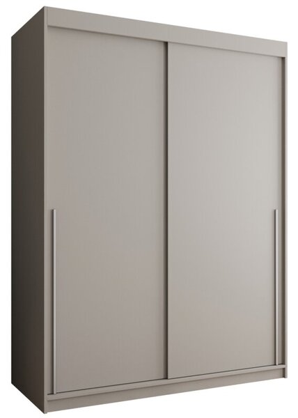 Szafa przesuwna Garderoba SIMA T 150 kaszmir + u. srebrny