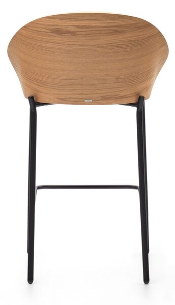 Szaro-naturalny hoker (wysokość siedziska 65 cm) Eamy – Kave Home
