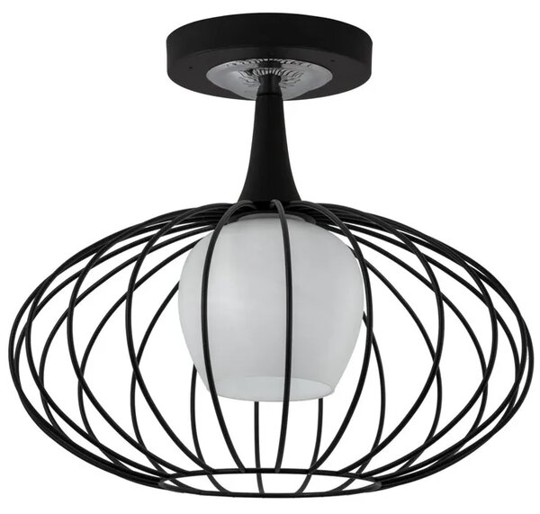 Czarna druciana lampa sufitowa - EXX125-Laures