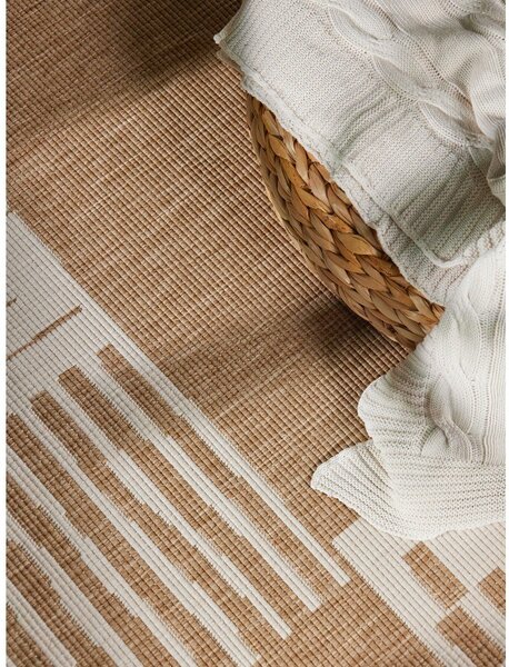 Kremowo-naturalny dywan odpowiedni na zewnątrz 120x170 cm Haringey Acacia – Ted Baker