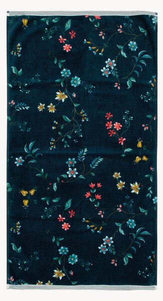 Ręcznik gościnny z weluru i bawełny frotte Les Fleurs