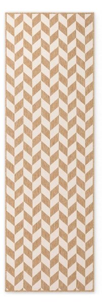 Kremowo-naturalny chodnik odpowiedni na zewnątrz 80x200 cm Haringey Terrick – Ted Baker