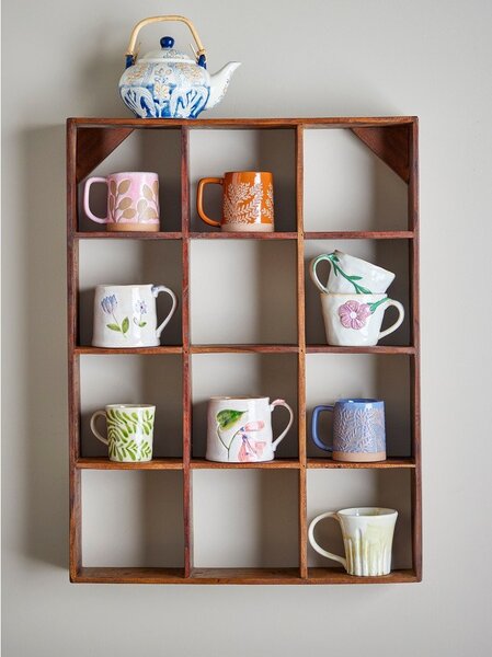 Wielopoziomowa półka z drewna z recyklingu w naturalnym kolorze 53 cm Tilo – Bloomingville