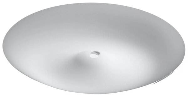 Biały nowoczesny szklany plafon 63 cm F7-P86
