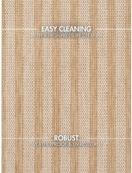 Kremowo-naturalny dywan odpowiedni na zewnątrz 120x170 cm Haringey Linley – Ted Baker