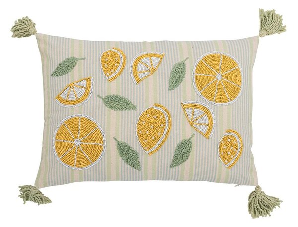 Bawełniana poduszka dekoracyjna 35x50 cm Lemon – Bloomingville