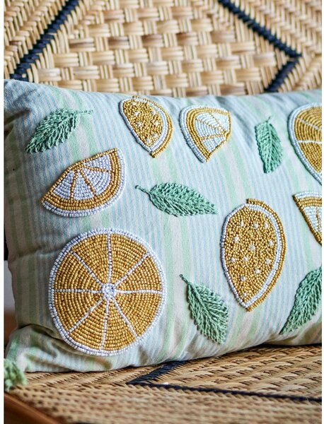 Bawełniana poduszka dekoracyjna 35x50 cm Lemon – Bloomingville