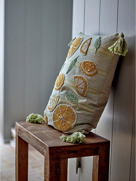 Bawełniana poduszka dekoracyjna 35x50 cm Lemon – Bloomingville