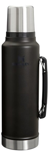 Czarny termos ze stali nierdzewnej 1,4 l Legendary Classic Bottle Black 2.0 – Stanley