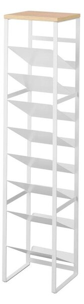 Biały metalowy regał na wino liczba butelek 16 20x88,5x19 cm Tower – YAMAZAKI