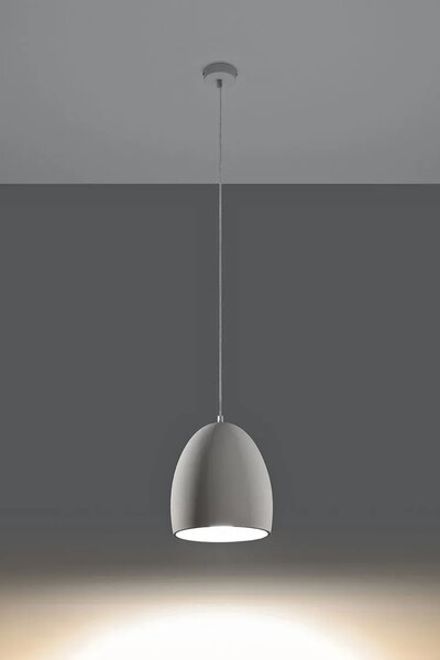 Minimalistyczna lampa wisząca z ceramiki R4-M55