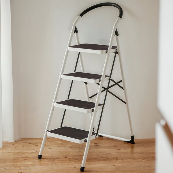 4Home Składane schodki stalowe Steps, 4 stopnie, 4 stopnie