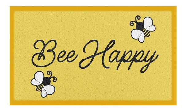 Wycieraczka z PVC 60x90 cm Bee Happy – Artsy Doormats