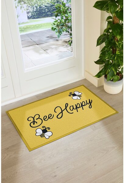 Wycieraczka z PVC 60x90 cm Bee Happy – Artsy Doormats