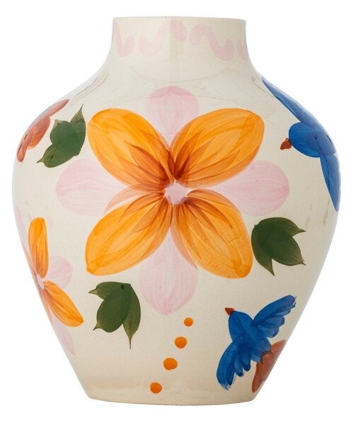 Kamionkowy ręcznie malowany wazon (wysokość 27 cm) Maricala – Bloomingville