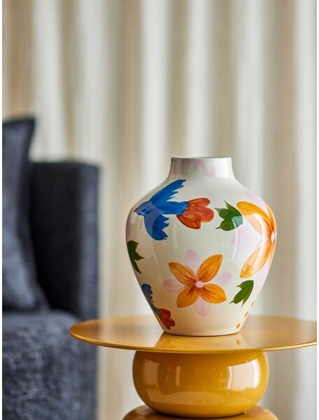 Kamionkowy ręcznie malowany wazon (wysokość 27 cm) Maricala – Bloomingville