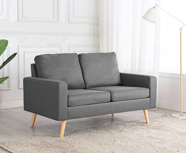 2-osobowa jasnoszara sofa M1-B11