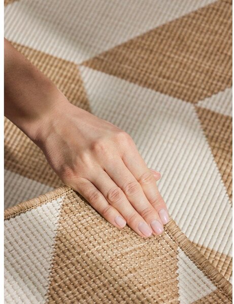 Kremowo-naturalny dywan odpowiedni na zewnątrz 160x230 cm Haringey Terrick – Ted Baker