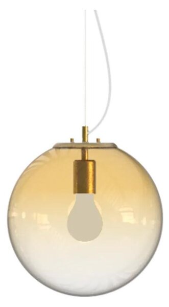Ideal Lux Ideal Lux - Żyrandol na lince MAPA 1xE27/42W/230V śr. 30 cm złoty/dymny ID346557