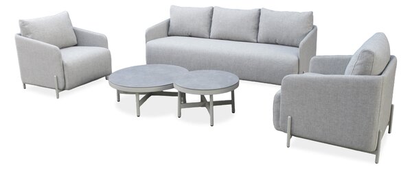 Zestaw ogrodowy AURA CAFFE Melange Grey - Furrore