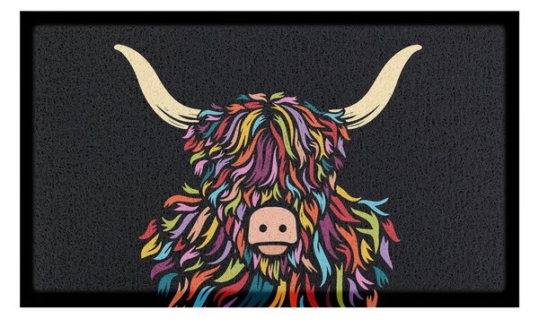 Wycieraczka z PVC 40x70 cm Highland Cow – Artsy Doormats