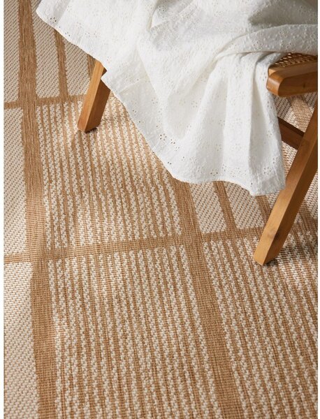 Kremowo-naturalny dywan odpowiedni na zewnątrz 120x170 cm Haringey Allington – Ted Baker
