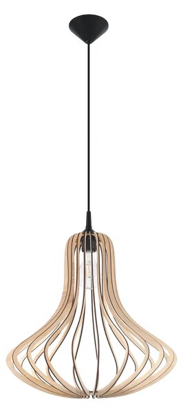 Skandynawska lampa wisząca drewniana - EX565-Elzi