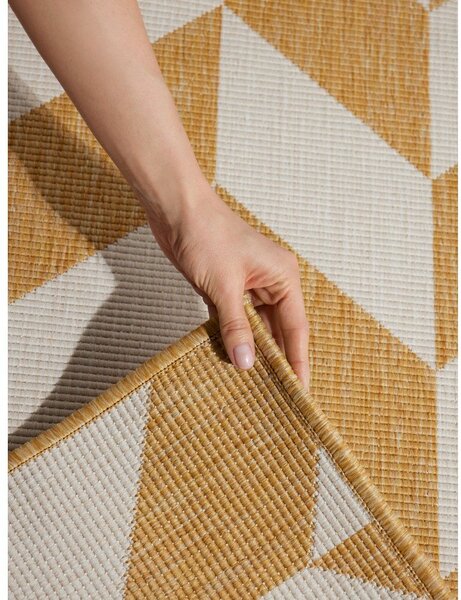 Dywan odpowiedni na zewnątrz w kolorze ochry/kremowy 120x170 cm Haringey Terrick – Ted Baker
