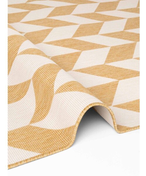 Chodnik odpowiedni na zewnątrz w kolorze ochry/kremowy 80x200 cm Haringey Terrick – Ted Baker