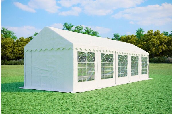 Namiot imprezowy 3x10m STANDARD PVC trudnopalny - Biały